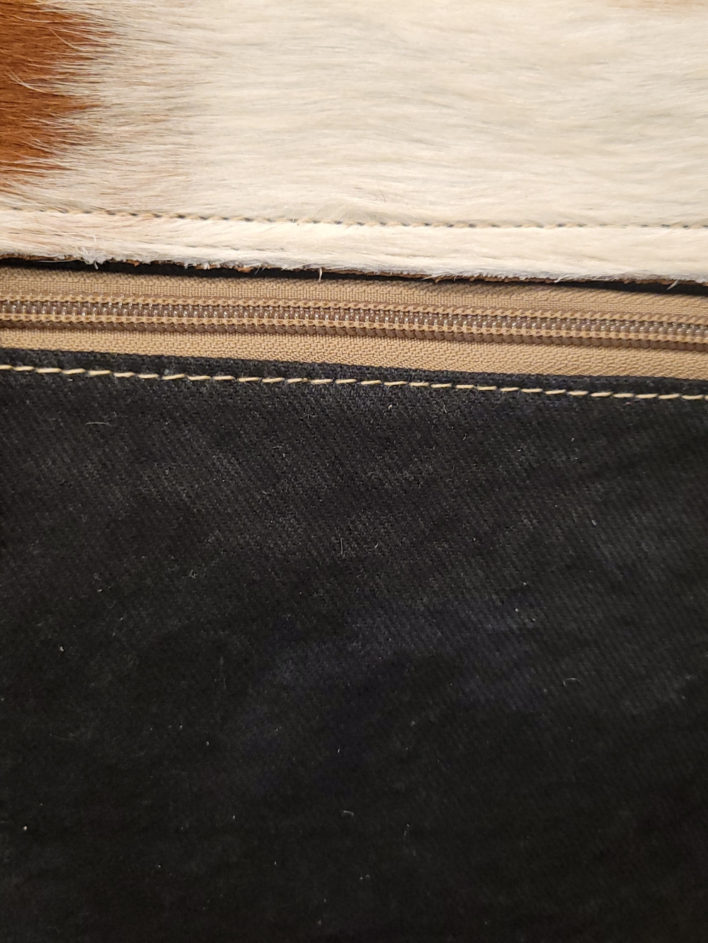 NWT Myra Bag Brown & White Cowhide, Western - Boho Shoulder Satchel - Picture 8 of 11